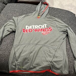 Detroit Red Wings Gray Hoodie